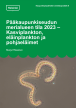 Pätkä Dolichospermum-sinileväsuvun kierteistä solurihmaa. Rihman ympärille limaan on takertunut bakteereja.